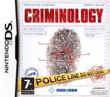 Crime Scene (Europe) (En,Fr,De,Es,It) box cover front